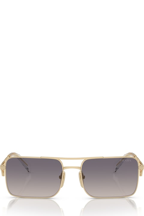 Prada Eyewear Eyewear for Women Prada Eyewear Pr A52s Pale Gold Sunglasses