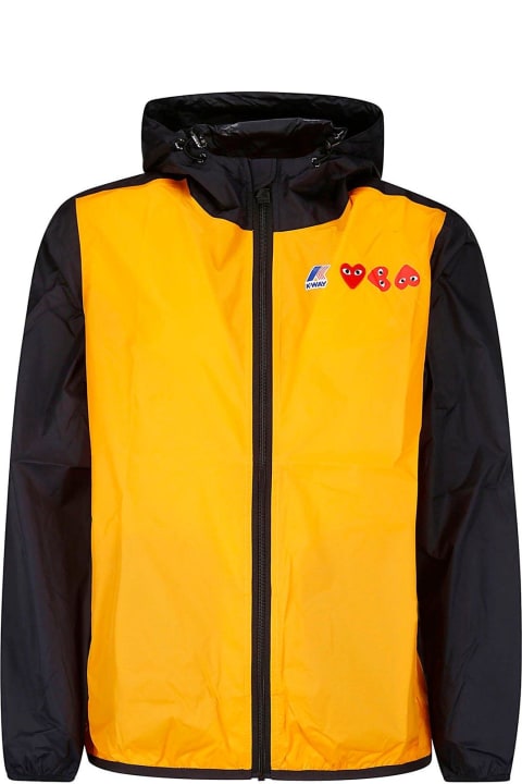 Comme des Garçons Play Coats & Jackets for Men Comme des Garçons Play X K-way Zipped Coat