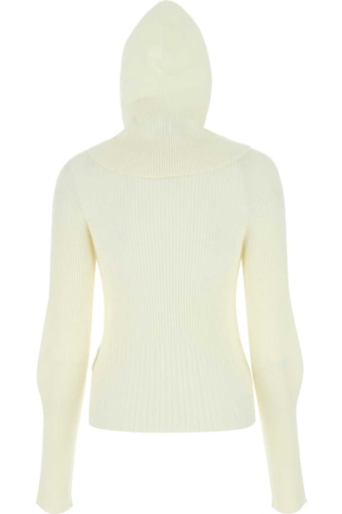 Low Classic Sweaters for Women Low Classic Ivory Wool Sweater
