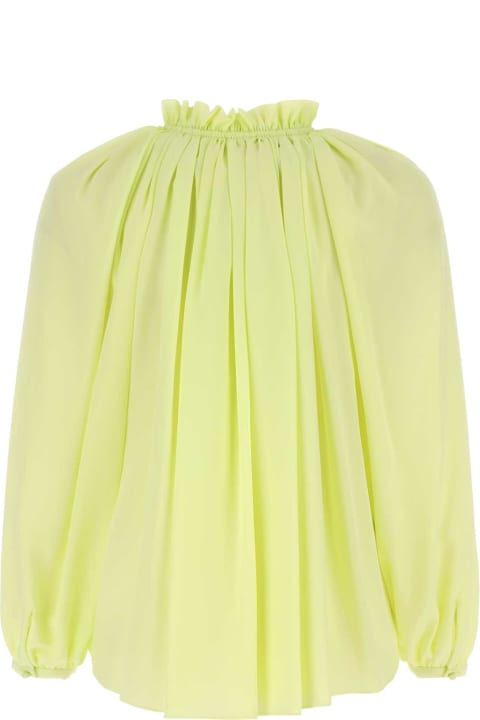 Topwear for Women Lanvin Fluo Yellow Polyester Blouse