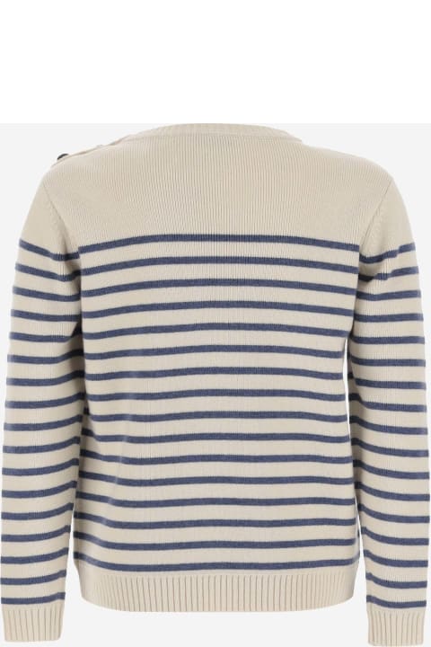 Bonpoint for Kids Bonpoint Striped Wool Blend Sweater