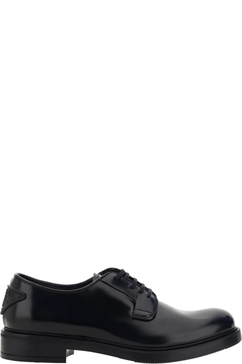 Prada Laced Shoes for Men Prada Lace-up Leather Derbies