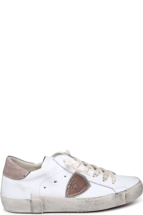 Prsx Sneakers In White Leather