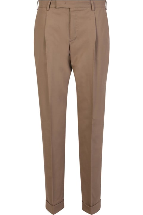Fashion for Men PT01 Pressed Crease Tailored Trousers