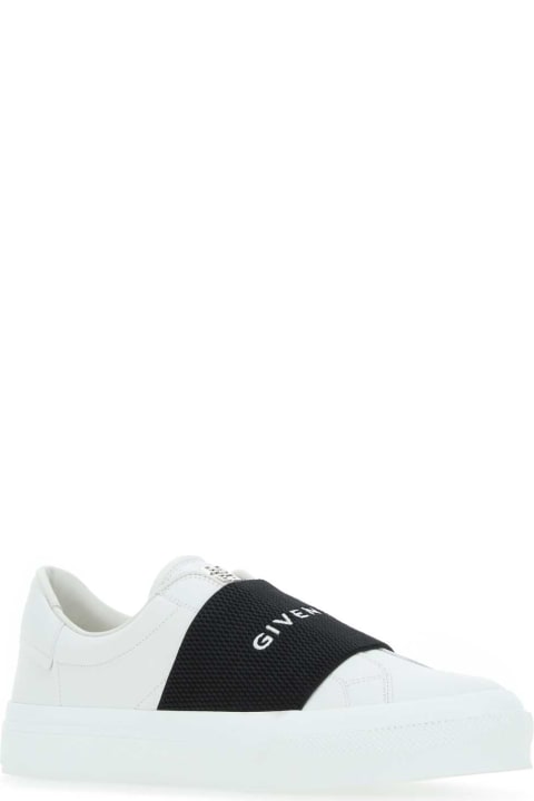Givenchy Sneakers for Men Givenchy White Leather New City Slip Ons