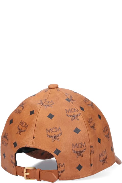 メンズ MCMの帽子 MCM Visetos Baseball Cap