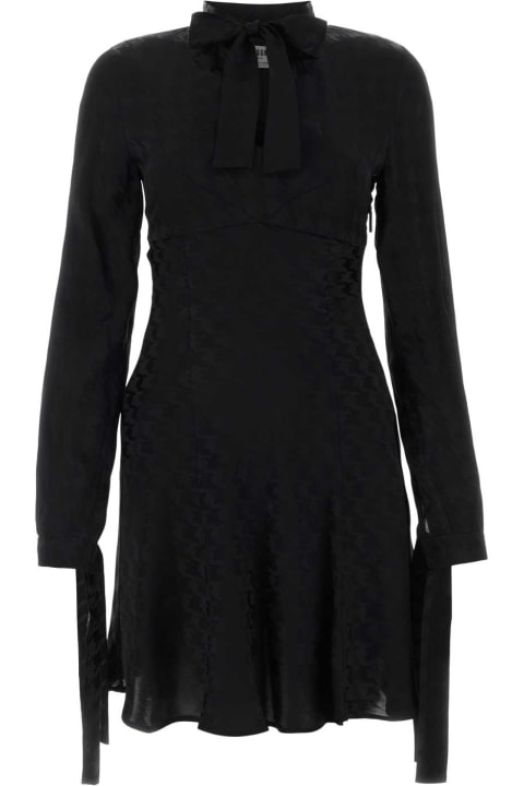Fashion for Women MSGM Black Acetate Blend Dress