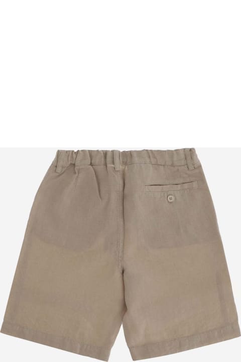 Il Gufo Bottoms for Boys Il Gufo Linen Shorts