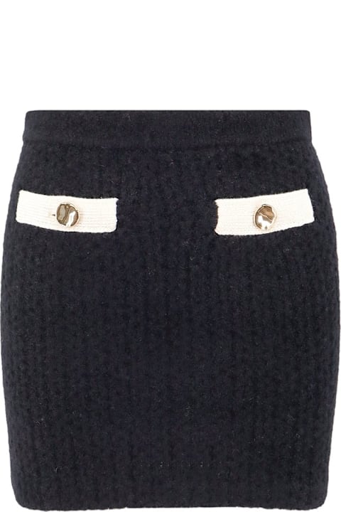 self-portrait Skirts for Women self-portrait Knitted Mini Skirt