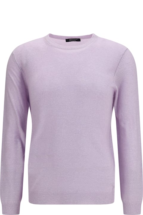 Aragona for Women Aragona Crewneck Sweater In Cashmere And Linen