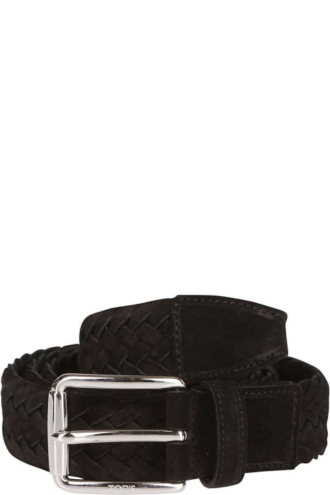 Fashion for Men Tod's Braided Buckle Belt