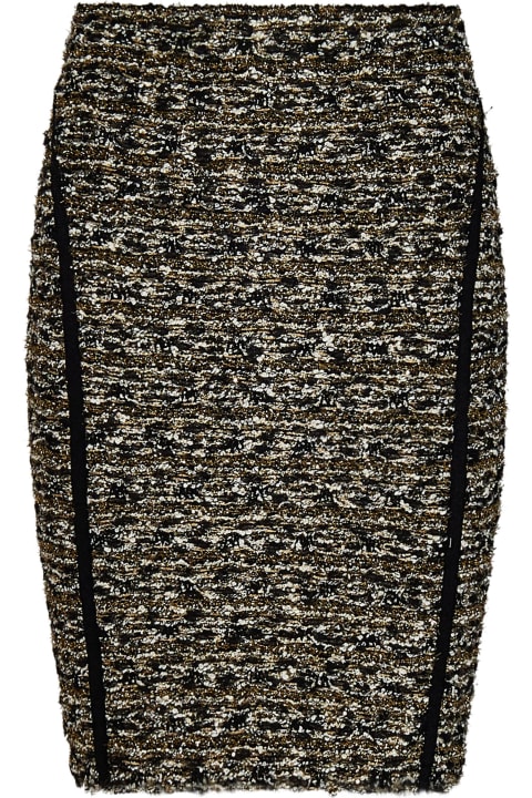 Balmain Clothing for Women Balmain Tweed Knee Skirt