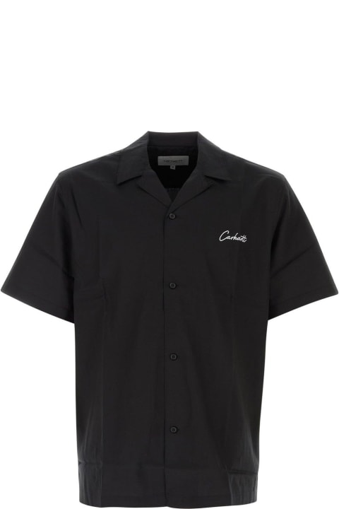 Carhartt for Men Carhartt Logo Embroidered Short-sleeved Shirt