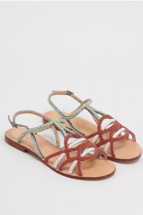 Shoes for Women Malìparmi Fabric Sandal