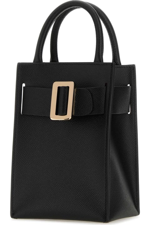 BOYY for Women BOYY Black Leather Bobby Tourist Epsom Handbag