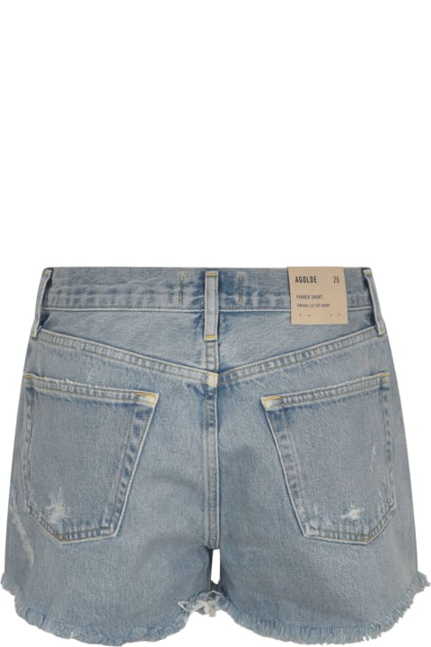 AGOLDE Pants & Shorts for Women AGOLDE Distressed Denim Shorts