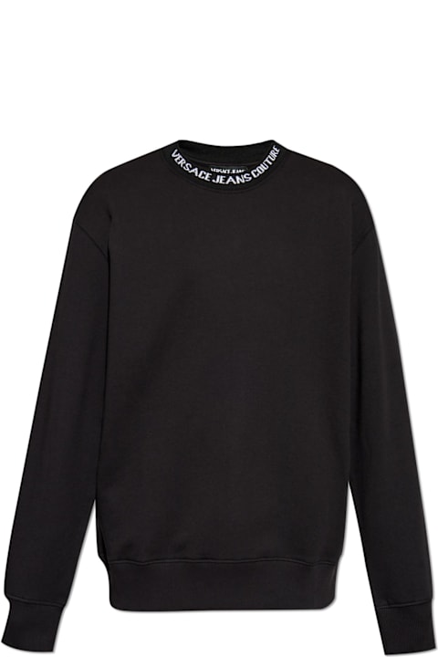 سترات صوف وبدل رياضية لـ القسم الرجالي Versace Jeans Couture Sweatshirt With Logo