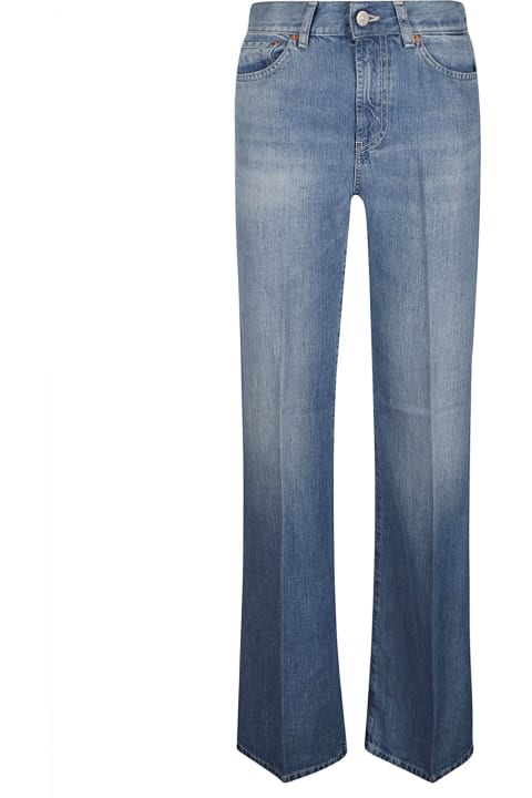 Fashion for Women Dondup Long-length Buttoned Jeans