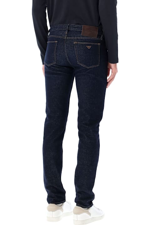 Emporio Armani الجينز لـ القسم الرجالي Emporio Armani 5 Pockets Pants