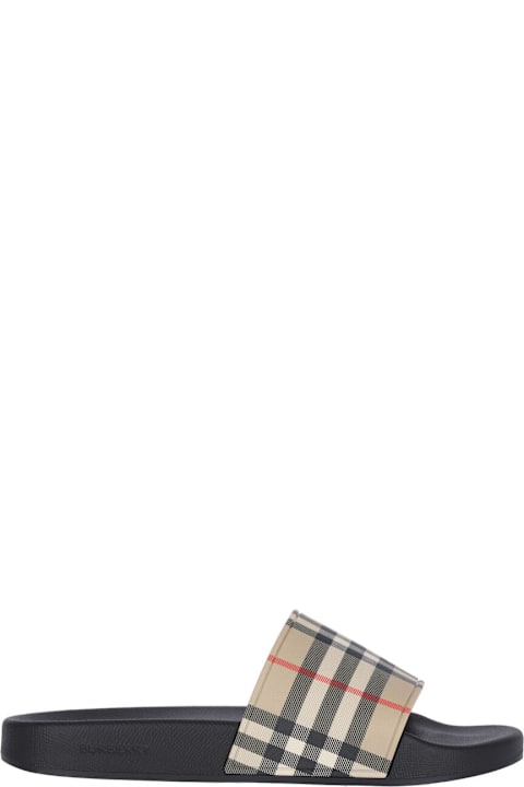 أدوات منزلية Burberry Tartan Pattern Slide