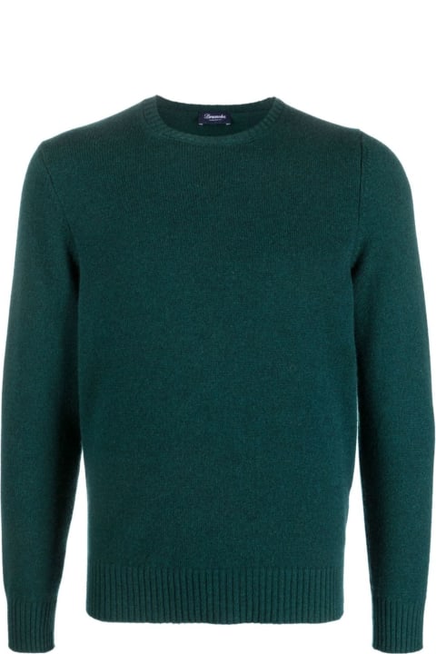 Drumohr Sweaters for Women Drumohr Dark Green Cashmere Jumper