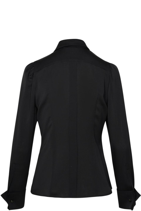 Max Mara Clothing for Women Max Mara Button Detailed Long-sleeved Blouse
