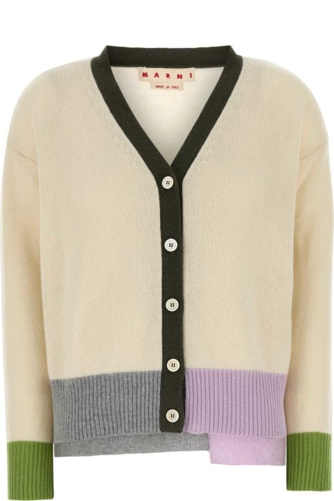 Fashion for Women Marni Ivory Cashmere Cardigan