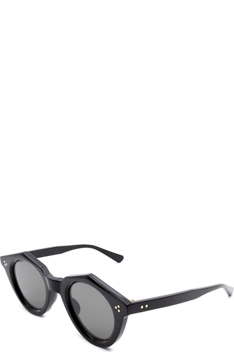 Max Pittion لـ Kids Max Pittion Voila 44 - Piano Black / Grey Lens Sunglasses
