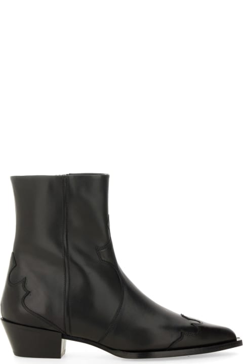 aeyde أحذية برقبة لـ السيدات aeyde Leather Boot