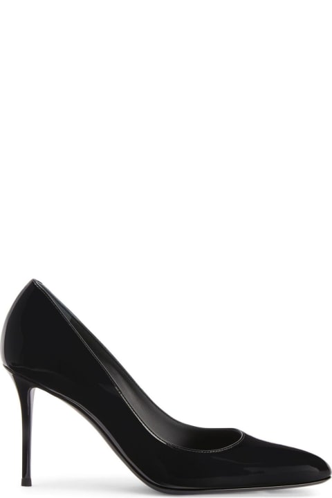 Giuseppe Zanotti High-Heeled Shoes for Women Giuseppe Zanotti Black Synthetic Fabric Jakye Pumps