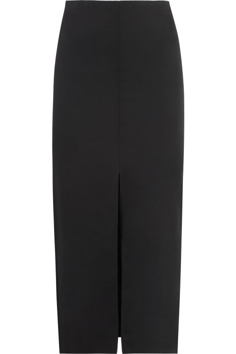 Homeware Isabel Marant Secia Cotton Cady Midi Skirt