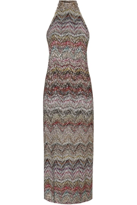 Missoni for Kids Missoni High-neck Long Dress