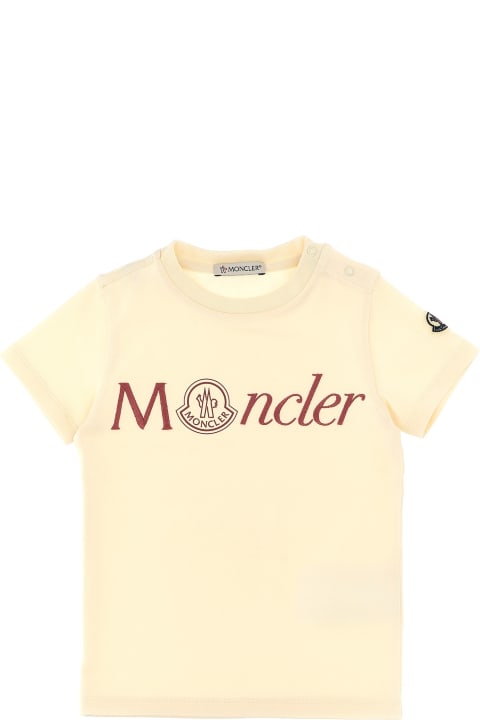 Moncler T-Shirts & Polo Shirts for Baby Girls Moncler Logo T-shirt