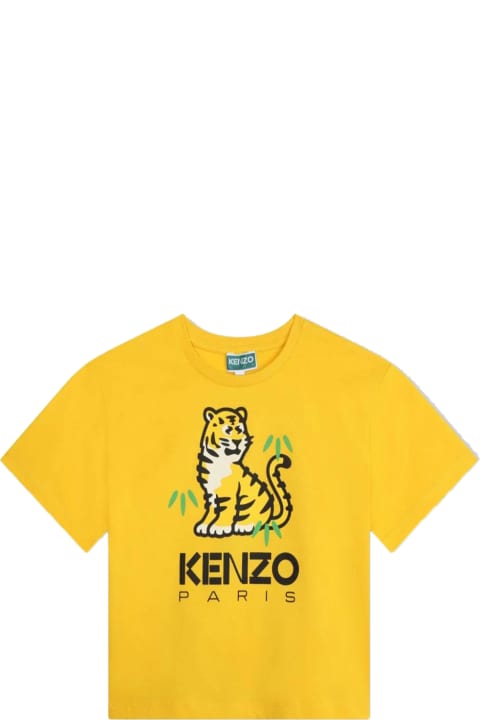 Kenzo Kids T-Shirts & Polo Shirts for Boys Kenzo Kids Cotton T-shirt