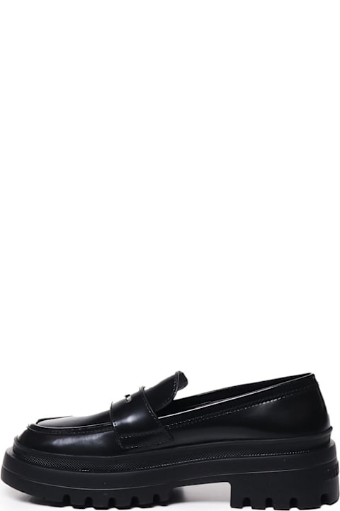 Love Moschino for Women Love Moschino Almond Toe Penny Slot Loafers