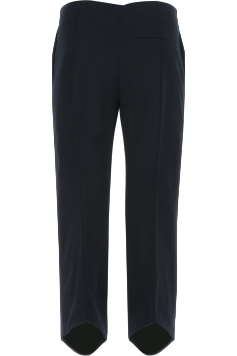 Homeware Bottega Veneta Midnight Blue Cotton Cropped Cut Pant