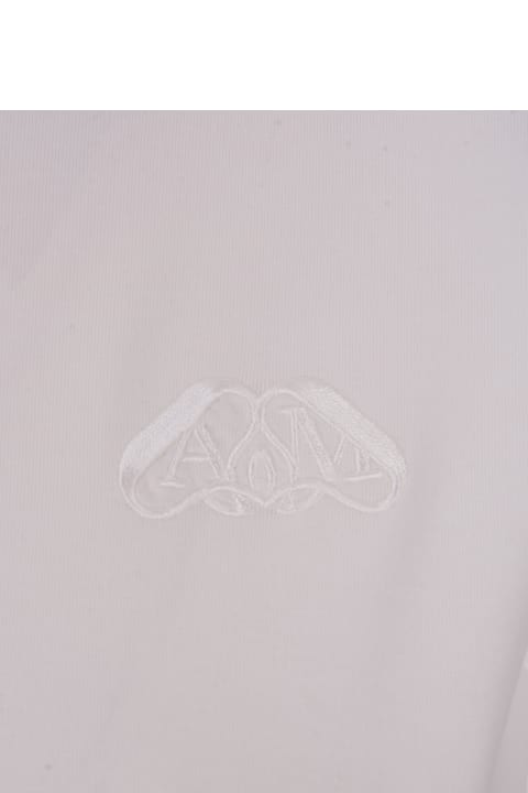 Fashion for Women Alexander McQueen Seal Logo Slim T-shirt