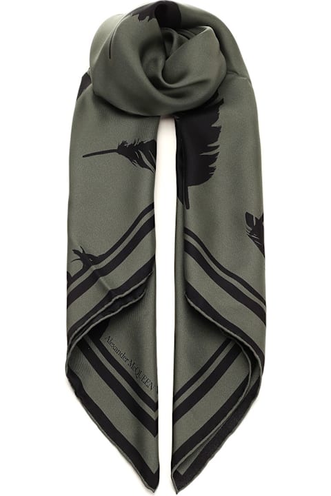 Alexander McQueen Scarves & Wraps for Women Alexander McQueen Silk Foulard