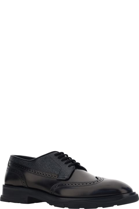 Alexander McQueen Loafers & Boat Shoes for Men Alexander McQueen Brogues Leather Lace Up Shoes