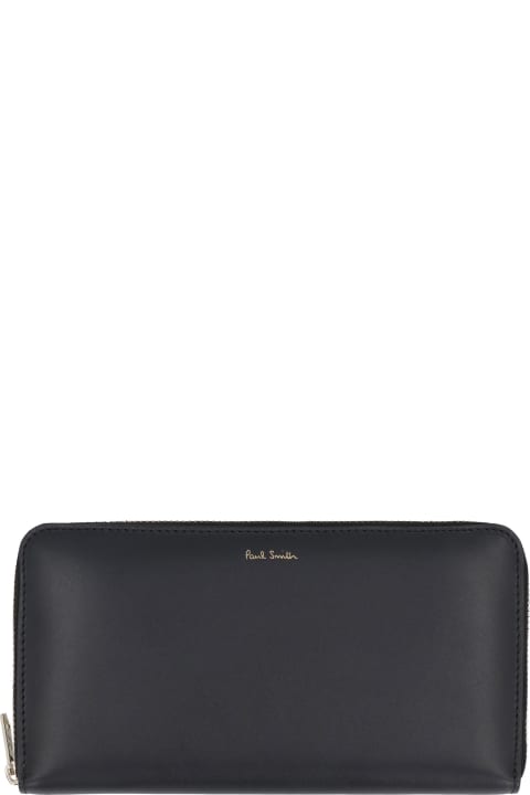 Paul Smith Wallets for Men Paul Smith Leather Zip Around Wallet
