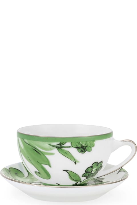  Dolce & Gabbanaأدوات المائدة Dolce & Gabbana Tazza Tè Con Piattino