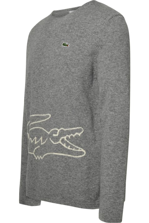 メンズ Comme des Garçons Shirt Boyのフリース＆ラウンジウェア Comme des Garçons Shirt Boy Grey Wool Sweater