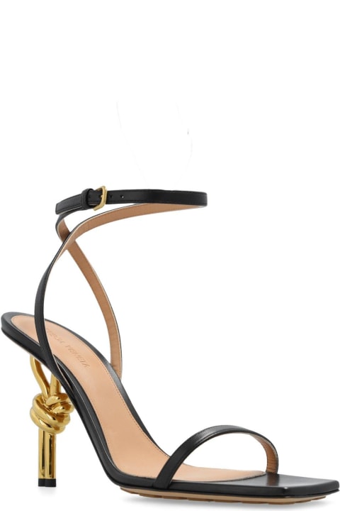 Fashion for Women Bottega Veneta Knot Heeled Sandals