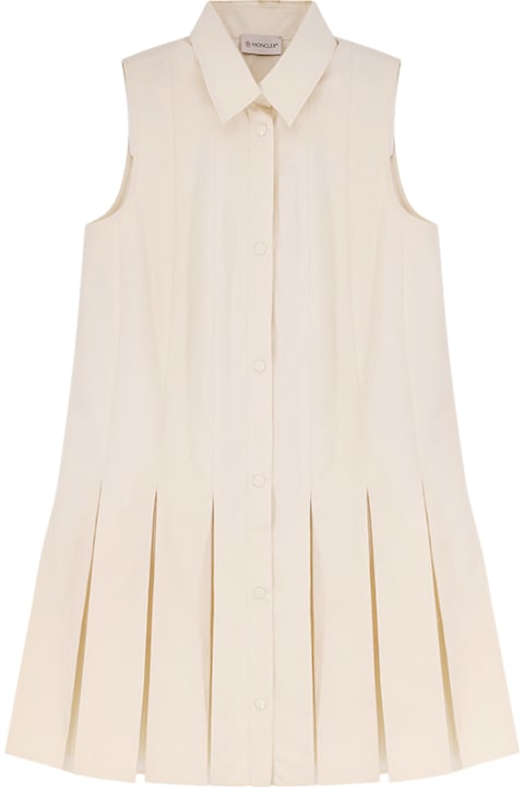 Moncler for Women Moncler Cotton And Silk Mini Chemisier Dress