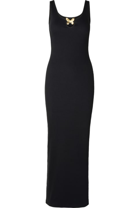 Fashion for Women Blumarine 'butterfly' Black Cotton Dress Blumarine