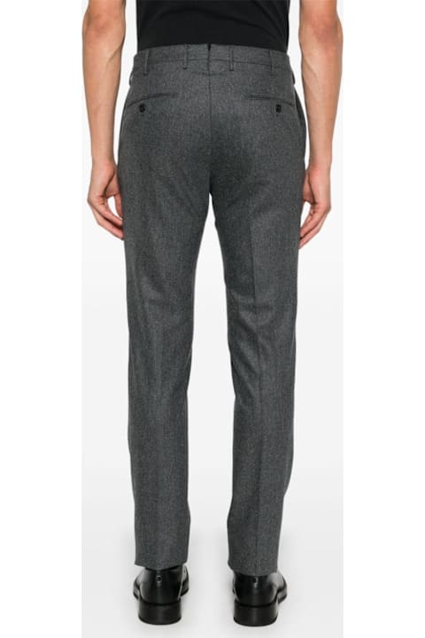 Incotex Pants for Men Incotex Anthracite Grey Virgin Wool 30 Trousers