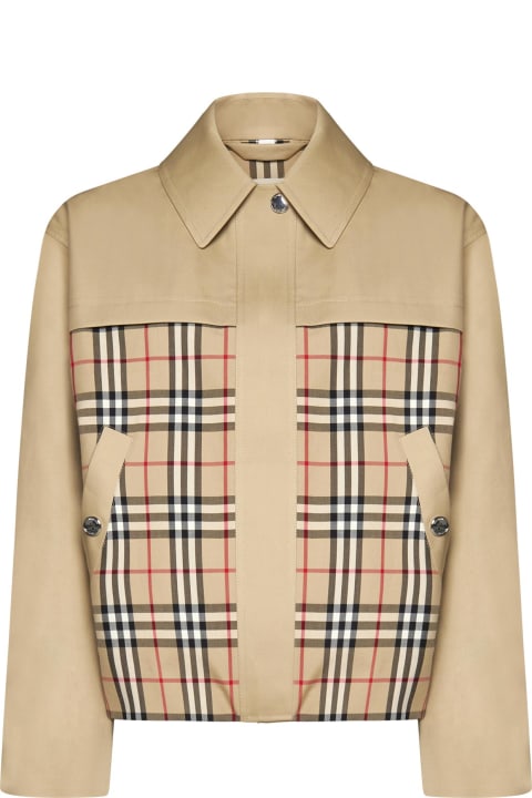 Burberry for Women Burberry Hawkley Check Cotton Jacket