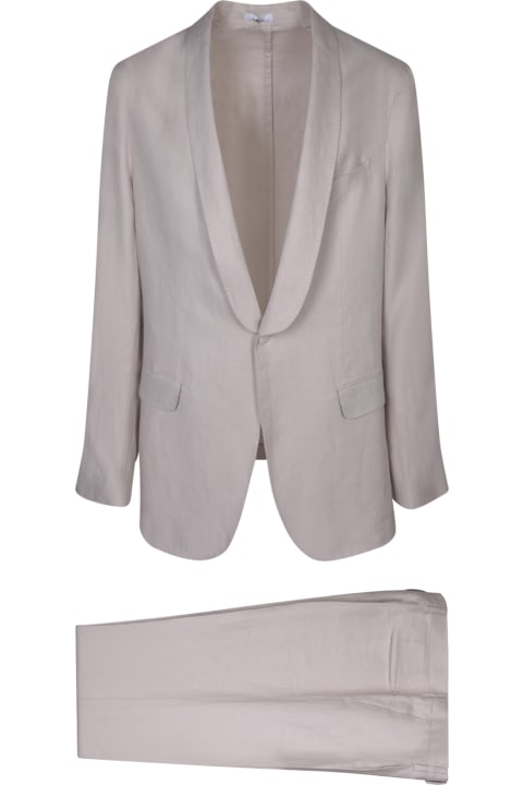 Boglioli Clothing for Men Boglioli Cream Suit
