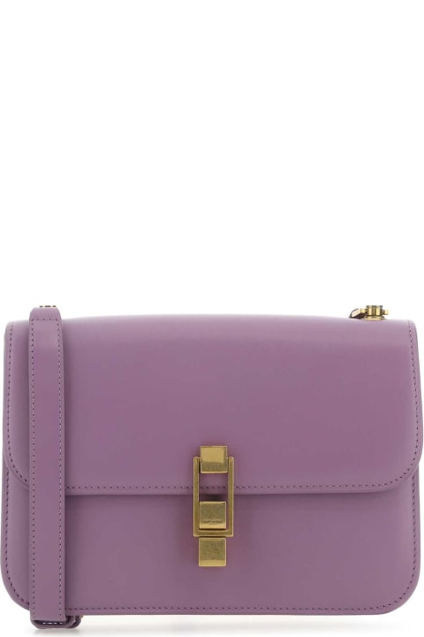 Homeware Saint Laurent Purple Leather Le Carrã© Shoulder Bag