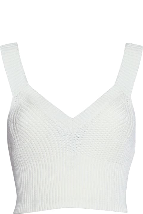 Ballantyne Topwear for Women Ballantyne Withe Perforated Top